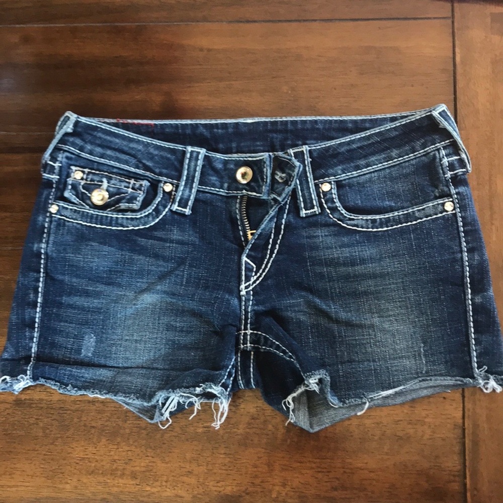 True Religion jean shorts